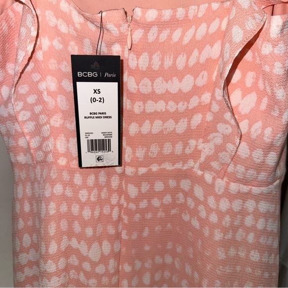 Pink Patterned Sleeveless Dress - Picture 5 of 5